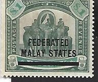 [Perak Postage Stamps Overprinted, type B2]