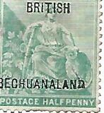 [Cape of Good Hope No.43 Overprinted - No Dot after "BECHUANALAND", type V]