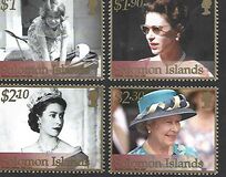 [The 50th Anniversary of Queen Elizabeth II Accession to the Throne - With Golden Frames, тип AHU]