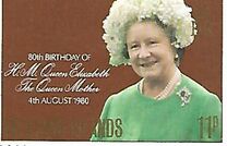 [The 80th Anniversary of the Birth of Queen Elizabeth the Queen Mother, 1900-2002, tegund IB]