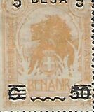 [Nos. 10-13 & 15-17 Surcharged, type I3]