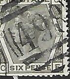 [Queen Victoria - White Control Numbers in Corners, type U1]