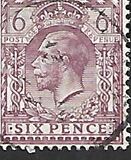 [King George V, 1865-1935 - New Watermark, प्रकार CA6]