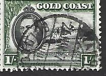 [King George VI & Christiansborg Castle, Accra, tegund R]