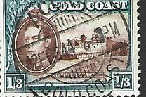 [King George VI & Christiansborg Castle, Accra, tegund R1]