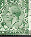 [King George V, 1865-1935 - New Watermark, प्रकार BX5]