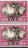 [South Africa Postage Stamps Overprinted "SWA", տեսակ BC]