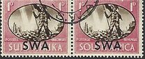 [South Africa Postage Stamps Overprinted "SWA", տեսակ BC]