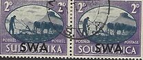 [South Africa Postage Stamps Overprinted "SWA", տեսակ BC2]