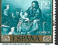[Paintings by Bartolome Esteban Murillo - Stamp Day, වර්ගය ATM]