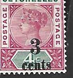 [Issues of 1890 Surcharged, type B2]