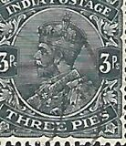 [King George V, 1865-1936 - Inscription "INDIA POSTAGE", type XAV]