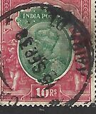 [King George V, 1865-1936 - New Watermark & Different Colors, प्रकार XBG10]