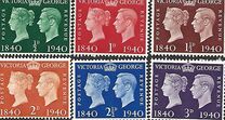 [Queen Victoria and King George VI, type CZ]
