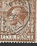[Re Giorgio V - Filigrana: Semplice corona, GvR - Incisione: John Harrison - Stampatore: Waterlow & Sons ltd, Scrivi CA4]