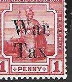 [War Tax - No. 1bA Overprinted, タイプ L1]