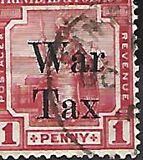 [War Tax - No. 1bA Overprinted, タイプ L2]