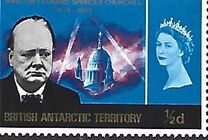[The 1st Anniversary of the Death of Winston Churchill, 1874-1965, type R]