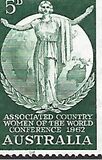 [Associated Country Women of the World Conference - Melbourne, 1962, type GJ]