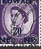 [Queen Elizabeth II - Stamps of Great Britain Overprinted "KUWAIT" and Surcharged in New Currency, type DG]