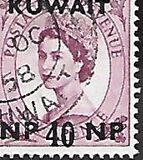 [Queen Elizabeth II - Stamps of Great Britain Overprinted "KUWAIT" and Surcharged in New Currency, type DI]