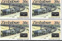 ["Zimbabwe Steam Safaris" - Railway Locomotives, type BX]