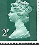 [Queen Elizabeth II. 2-Band Phosphor, 類型 IB61]