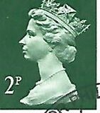 [Queen Elizabeth II. 2-Band Phosphor, 類型 IB61]