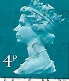 [Queen Elizabeth II. 2-Band Phosphor, 類型 IB67]