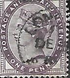 [Queen Victoria - Inscription "POSTAGE AND INLAND REVENUE", ประเภท AI1]