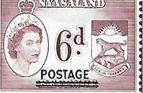 [Nyasaland Postage Stamps Overprinted "POSTAGE", Tipe AJ4]