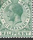 [King George V - Different Watermark, jenis J7]