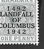 [The 450th Anniversary of Landing of Columbus - Stamps of 1931-1941 Overprinted "1492 LANDFALL OF COLUMBUS 1942", Scrivi AA1]