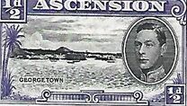 [King George VI and Views of Ascension, type O2]