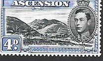 [King George VI and Views of Ascension, type F7]