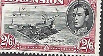 [King George VI and Views of Ascension, type P3]