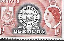 [Motivi locali e la regina Elisabetta II -  Filigrana: Corona multipla e scritta CA - Stampatore: Bradbury, Wilkinson & Co. Ltd, Scrivi AY]