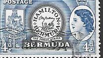 [Motivi locali e la regina Elisabetta II -  Filigrana: Corona multipla e scritta CA - Stampatore: Bradbury, Wilkinson & Co. Ltd, Scrivi BD]