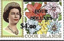 [Surcharged "FOUR DOLLARS $4.00", type QFU11]