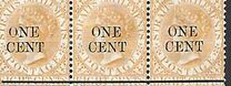 ["ONE CENT" Surcharge, type X3]