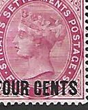 [Not Issued Stamp Surcharged, type AC]