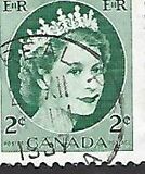 [Queen Elizabeth II - Normal Paper, See 1962 for Fluorescent Stripes, type GT1]