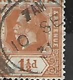[King George V - As Previous. Die II, "POSTAGE" and "& REVENUE" Labels Curve Inwards at Top, type A24]