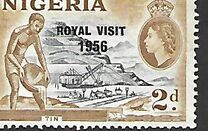 [Royal Visit - Issue of 1953 Overprinted "ROYAL VISIT 1956", тип AO]