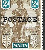 [Allegorical Stamps Overprinted "POSTAGE", jenis T16]