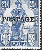 [Allegorical Stamps Overprinted "POSTAGE", jenis T17]