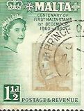 [The 100th Anniversary of the First Malta Stamp, type CV]