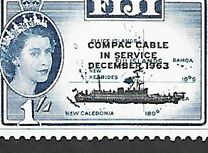 [Opening of COMPAC (Trans-Pacific Telephone Cable) - Issue of 1954 Overprinted "COMPAC CABLE IN SERVICE DECEMBER 1963" and Ship, jenis CL]