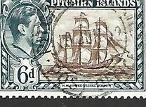 [King George VI, Scenes from the History of Mutiny "Bounty", and by Bradbury, other Values of Waterloo, Tipe G]
