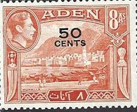 [No. 18 and 20-28 Overprinted New Values in Red or Black, 유형 M5]